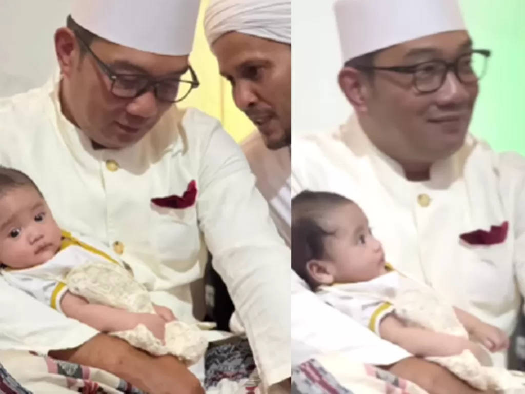 Ridwan Kamil bertemu bayi terlantar yang bernama sama sepertinya (Instagram/ridwankamil)