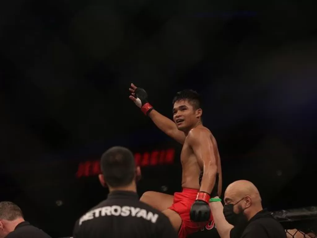 Jeka Saragih, petarung UFC Indonesia asal Simalungun, Sumatera Utara. (Instagram/@jekasaragih)