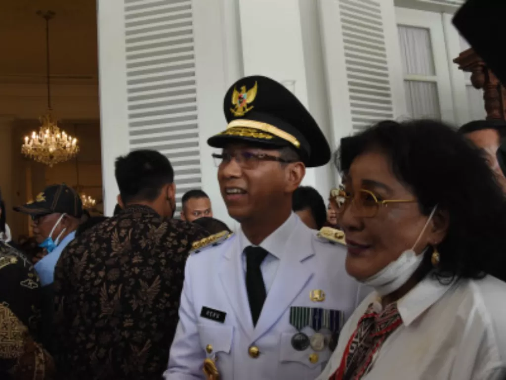Penjabat Gubernur DKI Jakarta Heru Budi Hartono. (ANTARA FOTO/Indrianto Eko Suwarso)
