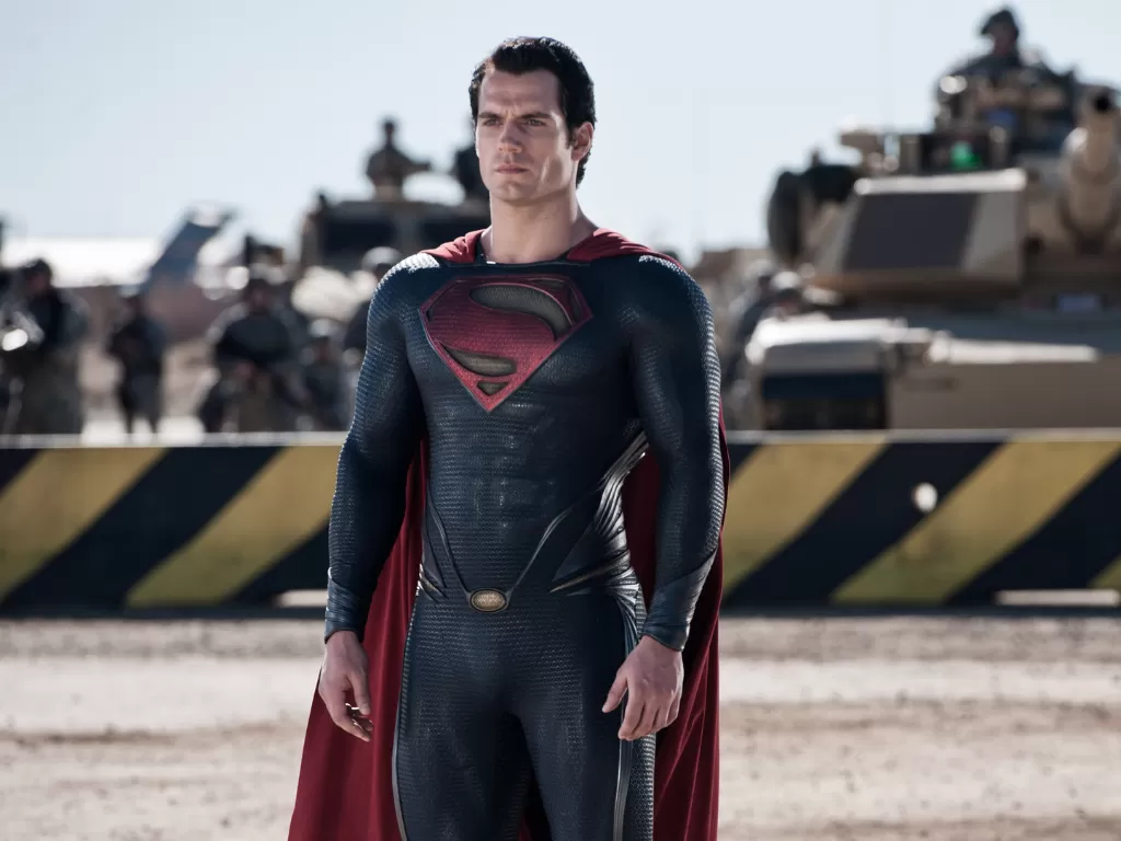 Henry Cavill sebagai Superman muncul di 'Black Adam'. (IMDB).