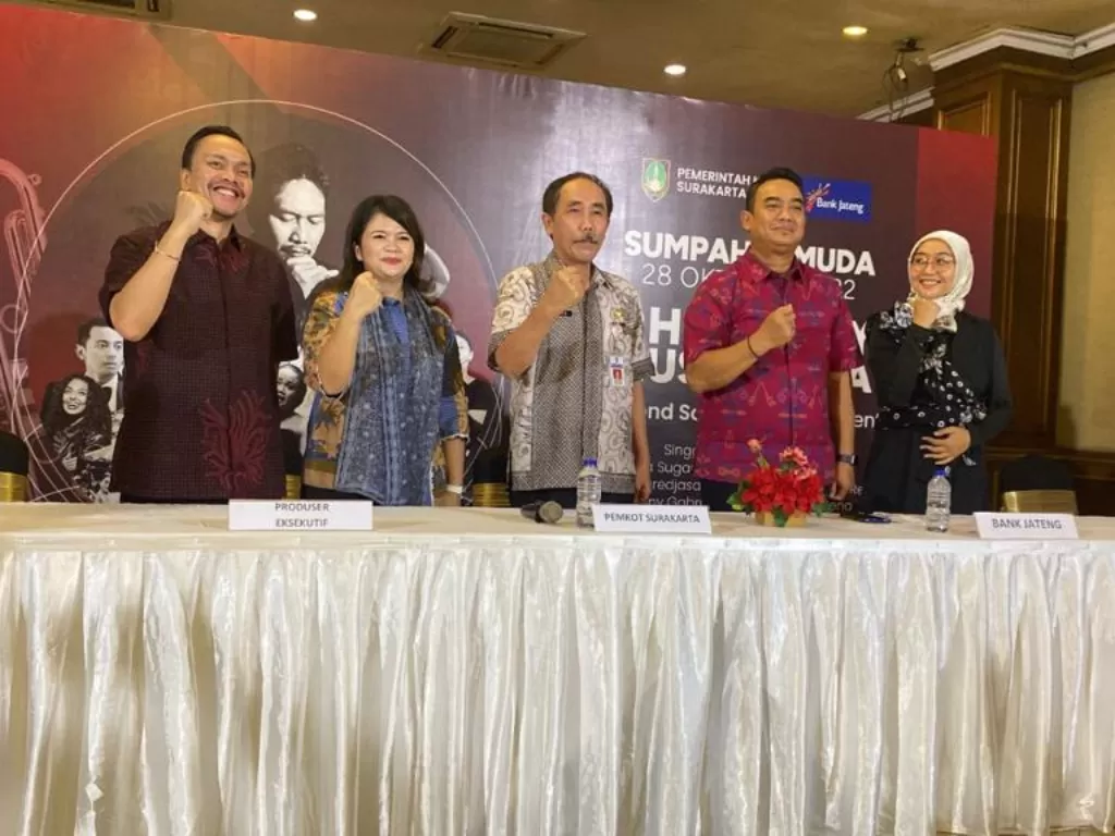 Para penggagas acara Rhapsody Nusantara yang akan digelar dalam rangka SUmpah Pemuda. (Handout).