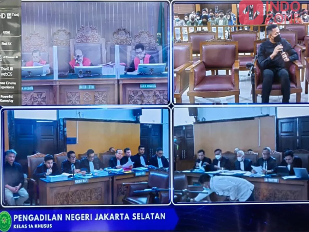 sidang kasus obstruction of justice. (INDOZONE/Asep).