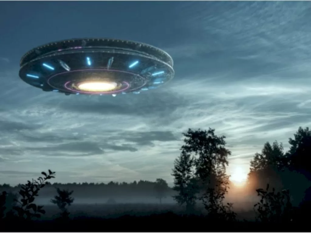 Ilustrasi UFO. (Freepik)
