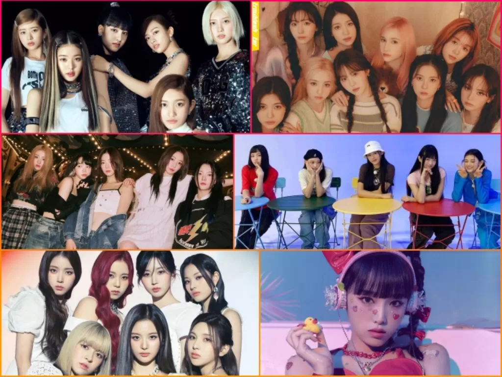 Girl Grup Kpop Nominasi 'Rookie of The Year' di MAMA 2022. (Instagram/ivestarship, official.kep1er, le_sserafim, newjeans_official, nmixx_official, yena jigumina).