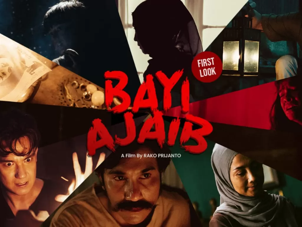 Poster first look film Bayi Ajaib yang diproduksi Falcon Black. (Dok. Falcon Black)