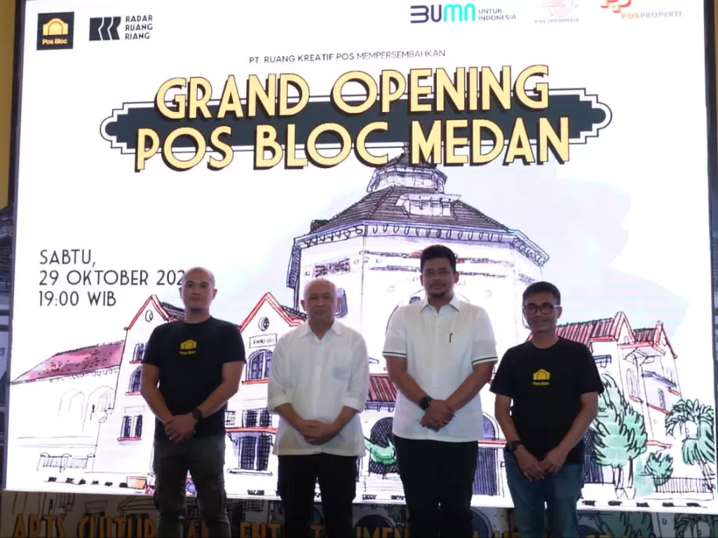 Pos Bloc Medan telah resmi dibuka (Dok. PT Pos Indonesia)