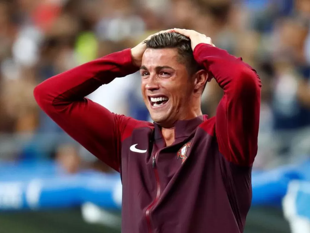 Pesepak bola dunia, Cristiano Ronaldo. (REUTERS/Kai PfaffenbachLivepic)