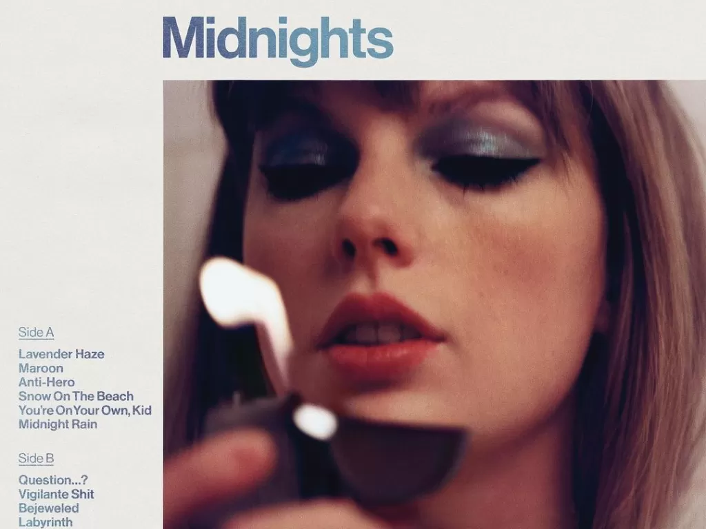 Cover album Midnights (Instagram/taylorswift)
