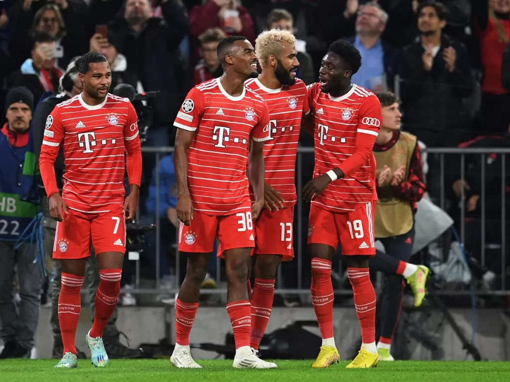 Bayern Munchen selebrasi (Reuters/Andreas Gebert)