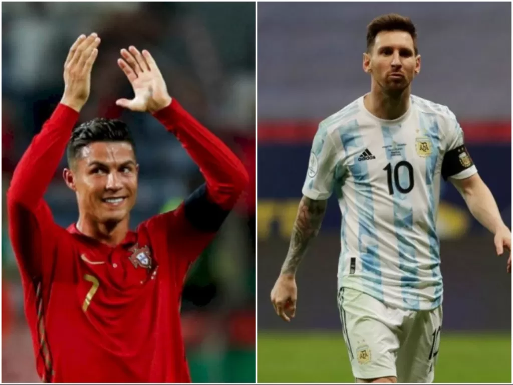 Cristiano Ronaldo. (REUTERS PEDRO NUNES) dan Lionel Messi. (REUTERS Henry Romero)