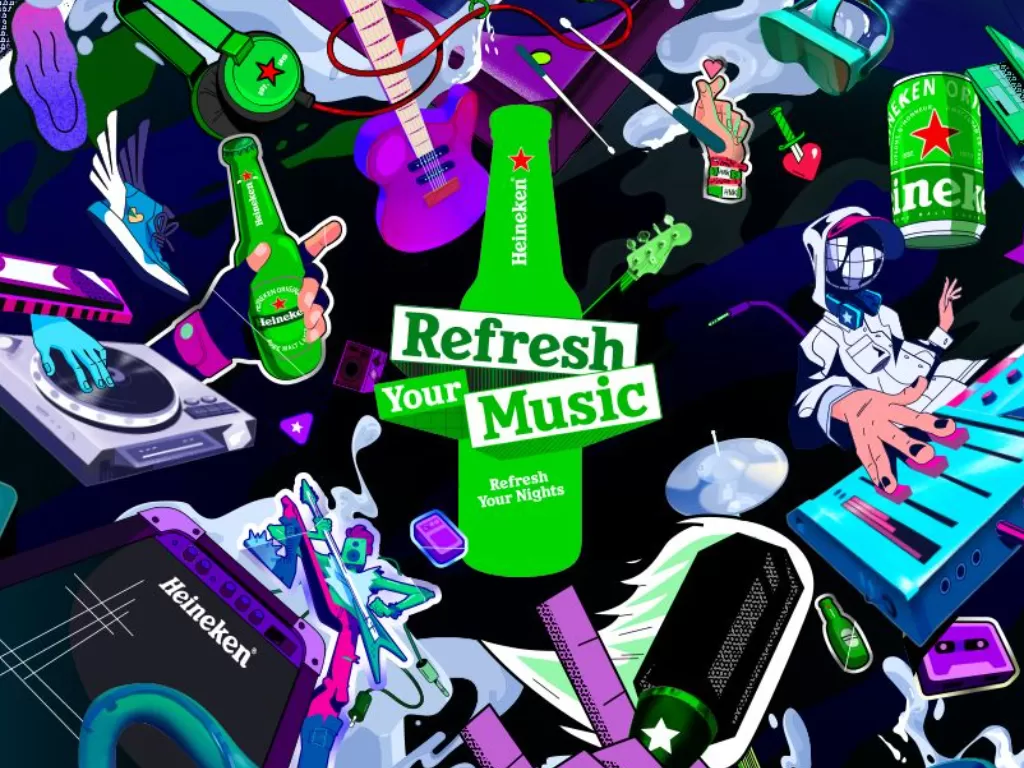 Heineken gelar Refresh Your Music untuk anak muda. (Dok. Heineken)