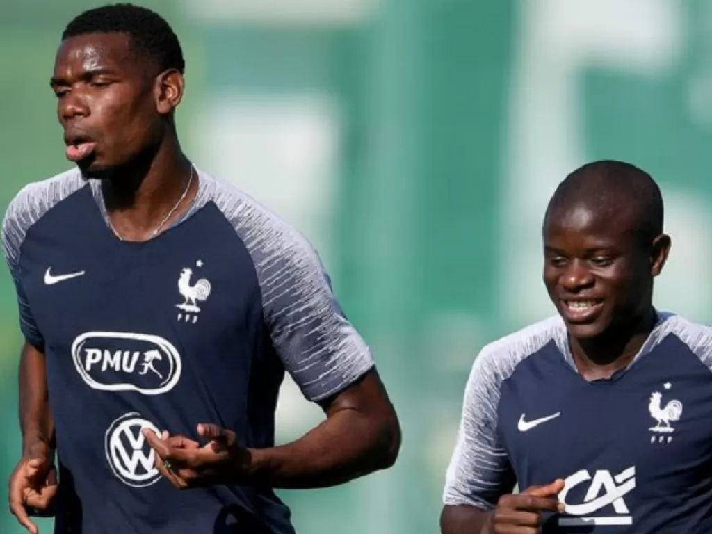 Paul Pogba dan N'Golo Kante absen bela Timnas Prancis di Piala Dunia Qatar 2022. (Instagram/@fff)