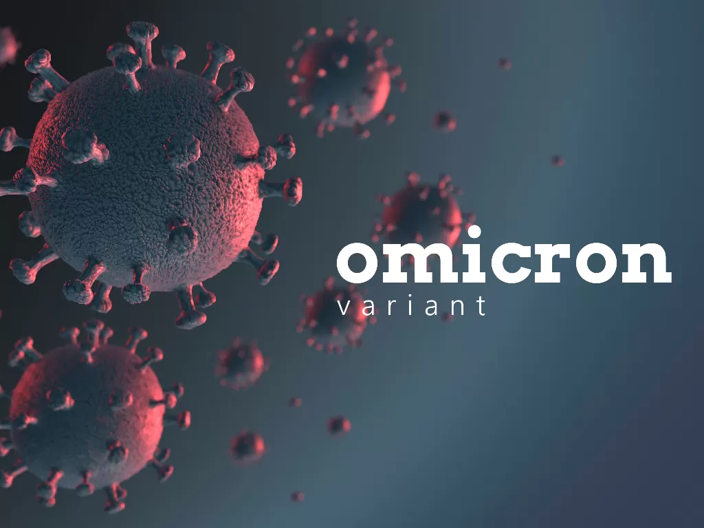 Ilustrasi virus corona varian Omicron. (FREEPIK)