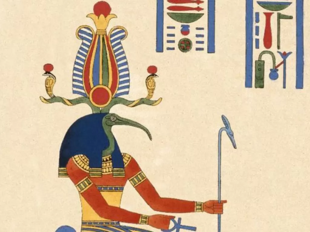 Ilustrasi dewa Mesir kuno. (Ancient Egypt)