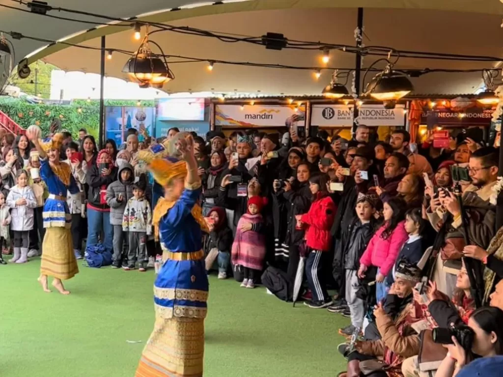 Suasana acara Indonesia Day di London, Inggris. (Z Creators/Rosi Meilani)