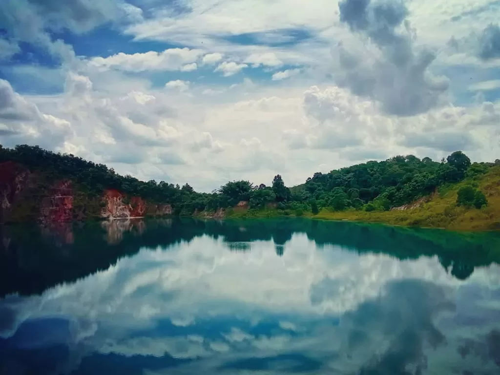 Danau Tiga Warna di Samarinda. (Z Creators/Charles Henry)