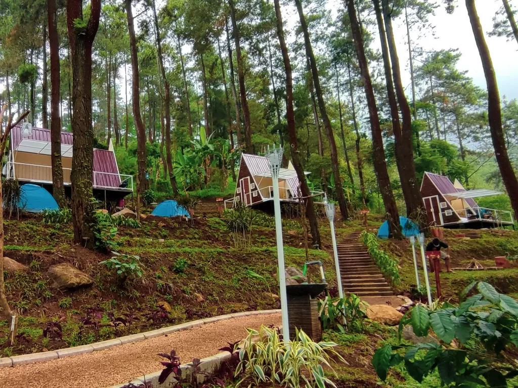 Locca Lodge, camping ala Sultan di Mojokerto. (Z Creators/Aldi Buchori)