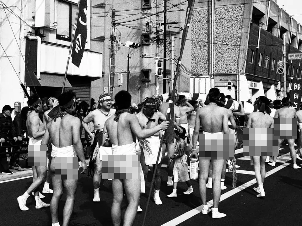 Festival telanjang 'Hadaka Matsuri' di Jepang. (Instagram/@manchuriandarkos)