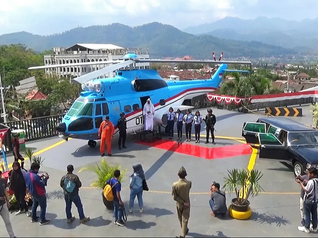 Gagahnya helikopter Puma SA 330 (Z Creators/Hasan Syamsuri)