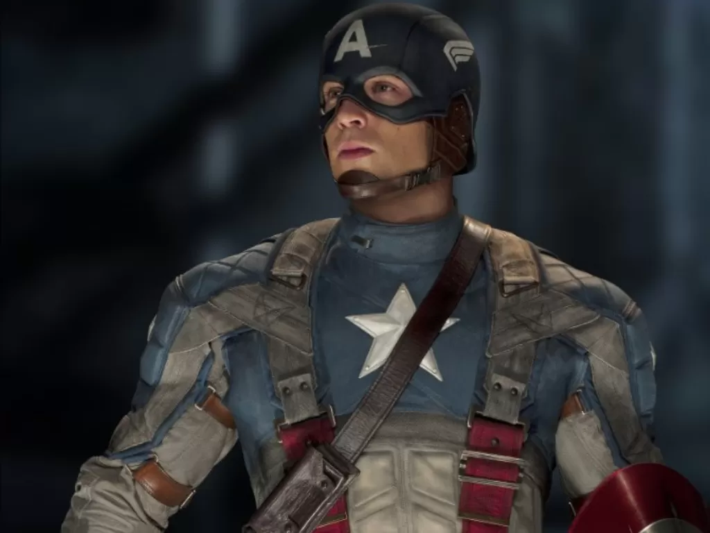 Chris Evans dalam Captain America: The First Avengers (IMDb)