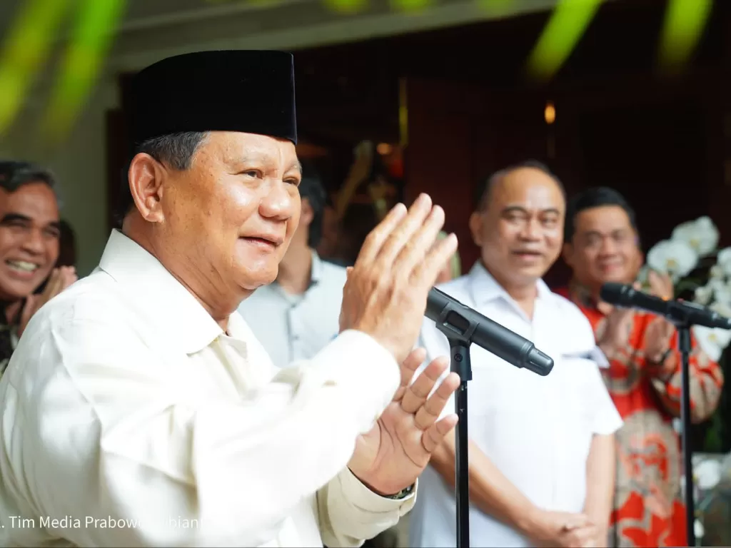 Ketum Partai Gerindra, Prabowo Subianto, menerima pengurus Musra (Dok. Partai Gerindra)