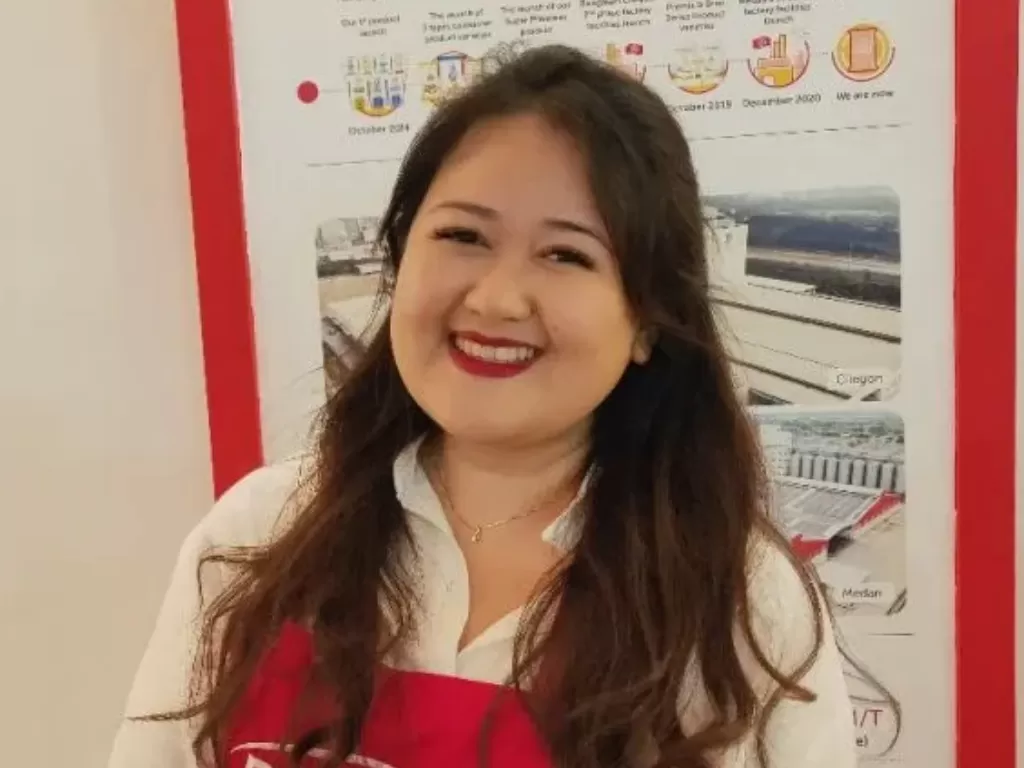 Chef Putri Habibie ditemui usai demo memasak BOLA Deli di SIAL Interfood, Kemayoran, Jakarta (ANTARA/Maria Cicilia Galuh)