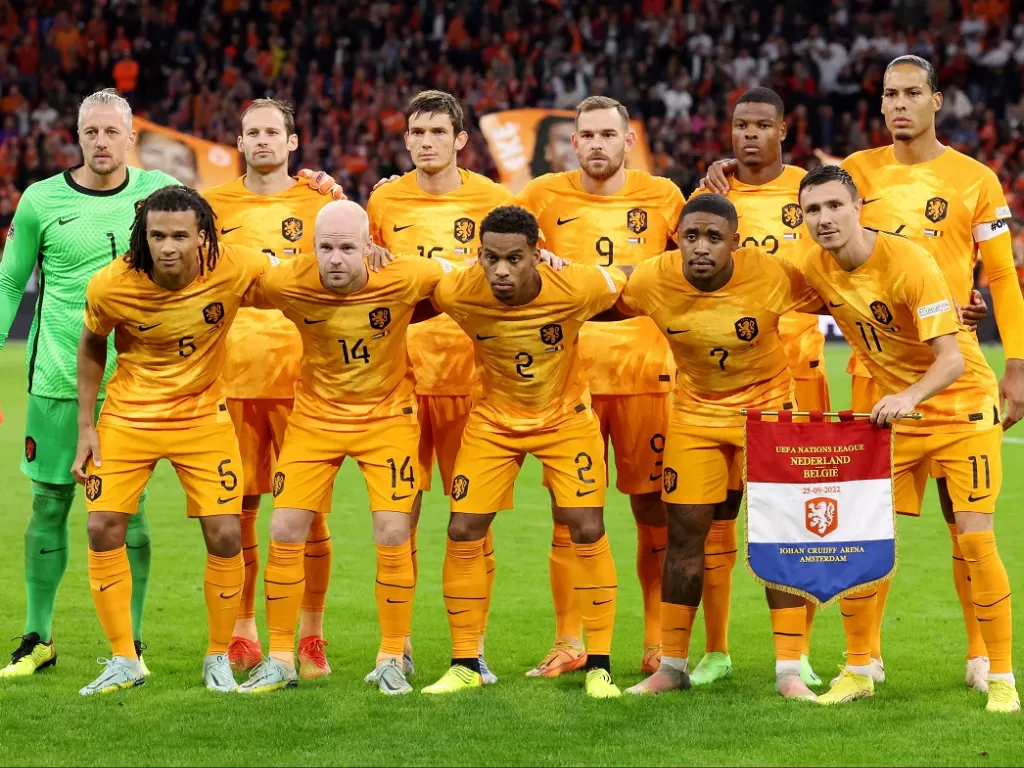 Skuad Belanda untuk Piala Dunia 2022, telah diumumkan (Reuters/Piroschka van de Wouw)