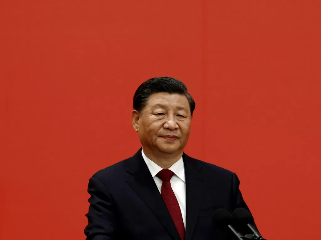 Presiden Xi Jinping dalam sebuah acara kenegaraan (Reuters/Tingshu Wang)