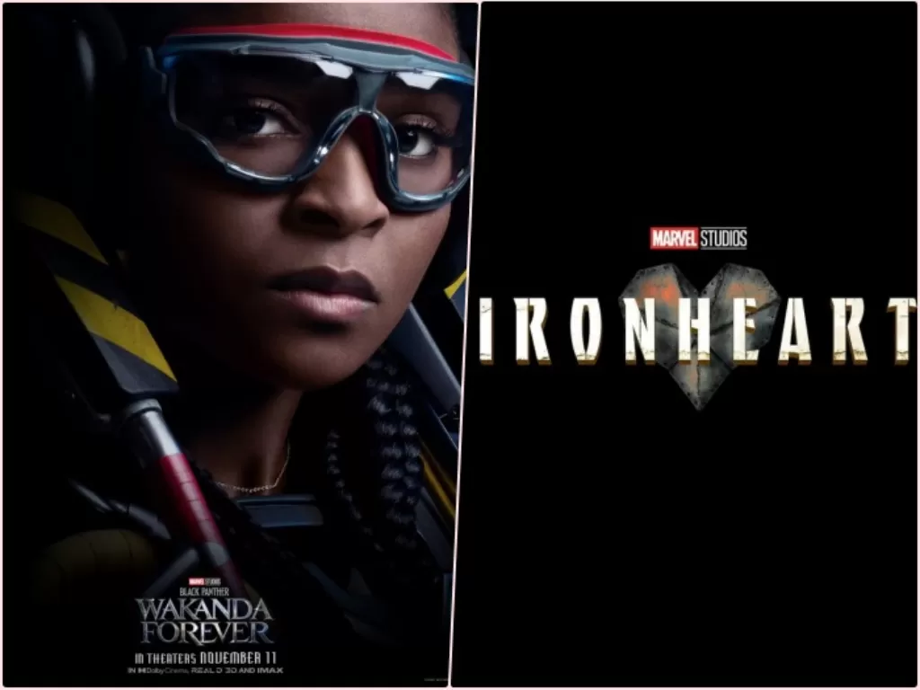 Ironheart di film Black Panther: Wakanda Forever. (Instagram/blackpanther, ironheart_marvel)