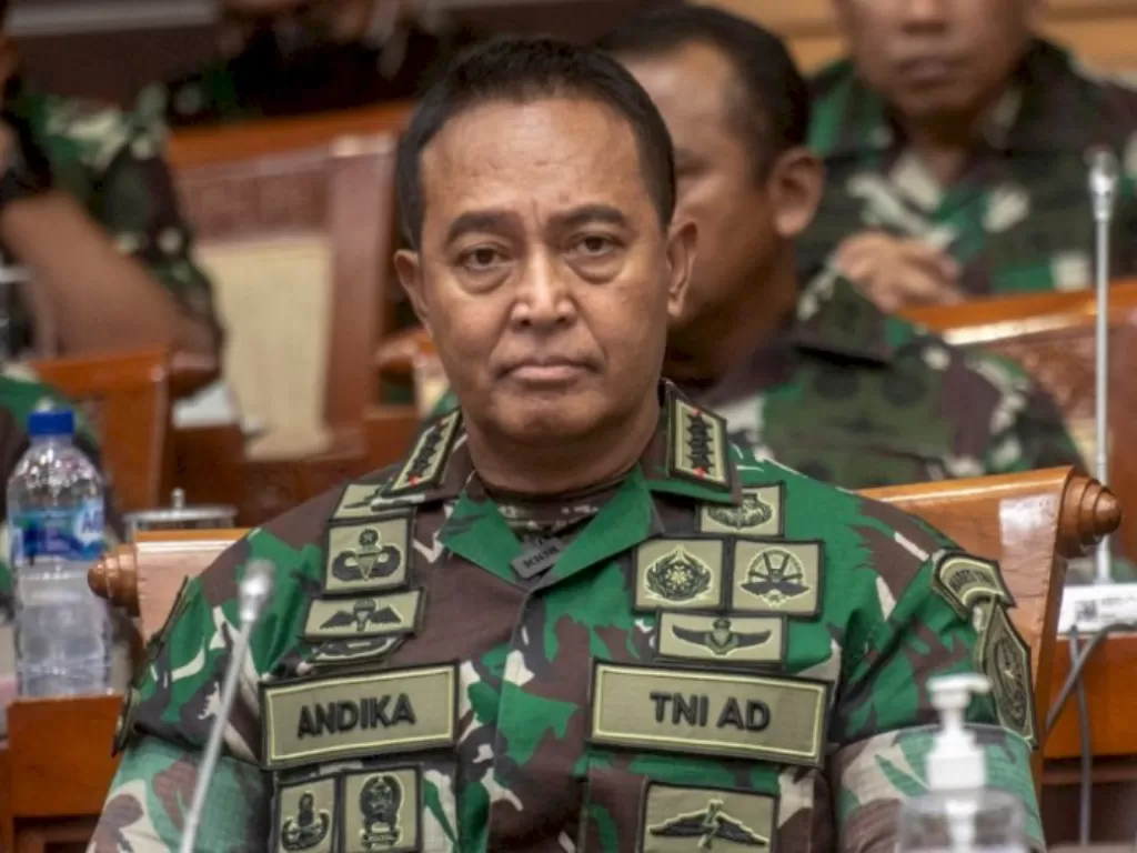Jenderal Andika Perkasa akan memasuki masa pensiun (ANTARA FOTO/Muhammad Adimaja)