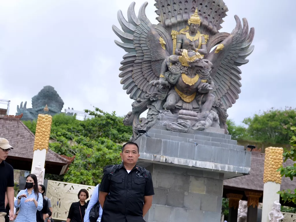 Taman Budaya Garuda Wisnu Kencana (GWK). (ANTARA FOTO/Fikri Yusuf)