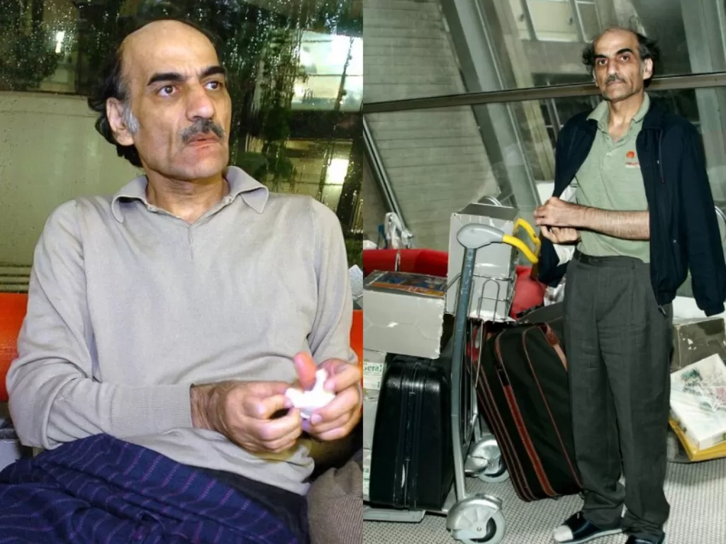 Mehran Karimi, pria asal Iran yang tinggal di bandara Prancis selama 18 tahun meninggal dunia. (REUTERS)