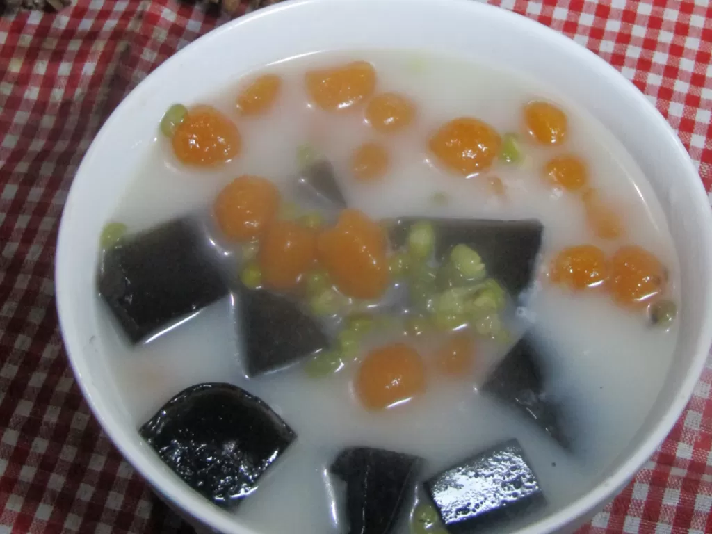Es campur Taiwan dengan boba ubi homemade (Z Creators/Vivi Sanusi)
