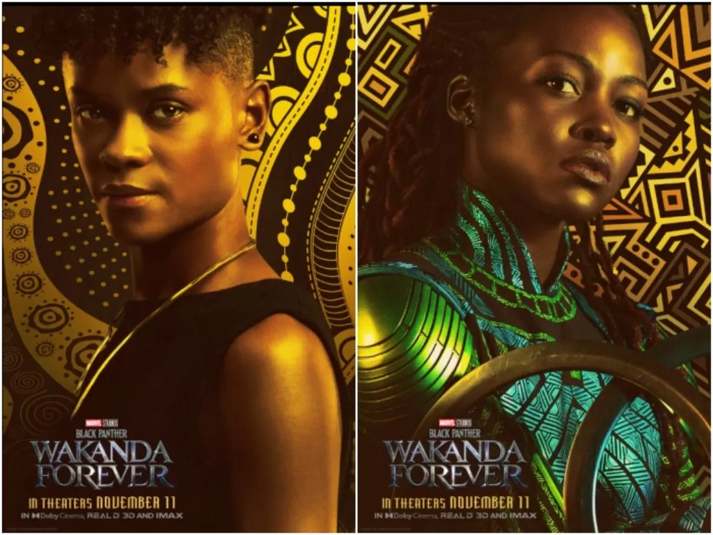 Mid credit scene Black Panther: Wakanda Forever menampilkan Shuri dan Nakia. (IMDB).