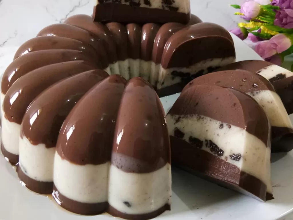 Puding coklat (Instagram/@fitritjhen)