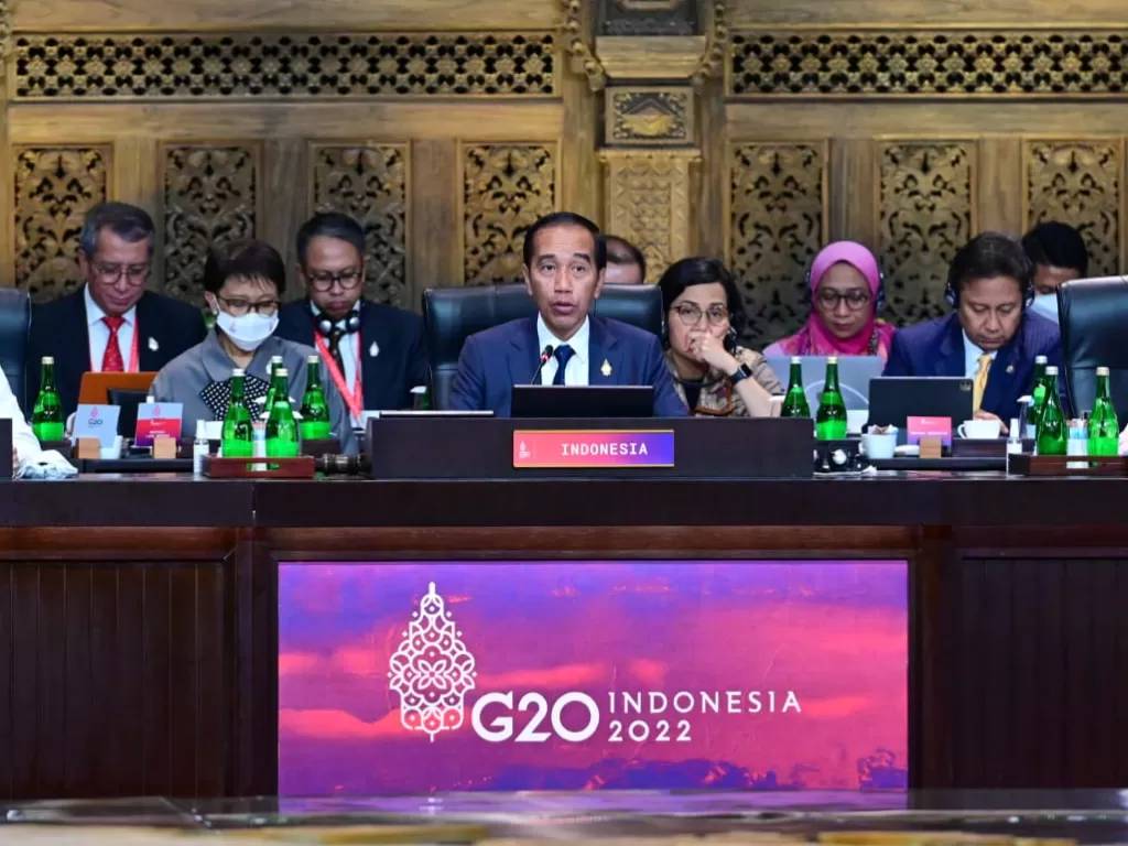 Presiden Jokowi di KTT G20. (Dok. BPMI/Setpres Muchlis Jr)