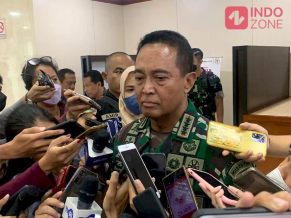 Panglima TNI Jenderal Andika Perkasa. (INDOZONE/Harits Tryan Akhmad) 