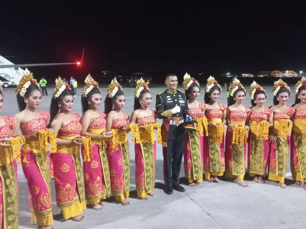 Tari Pendet sambut kedatangan kepala delegasi KKT G20, Bali. (Instagram/@sanggarkokarbali)