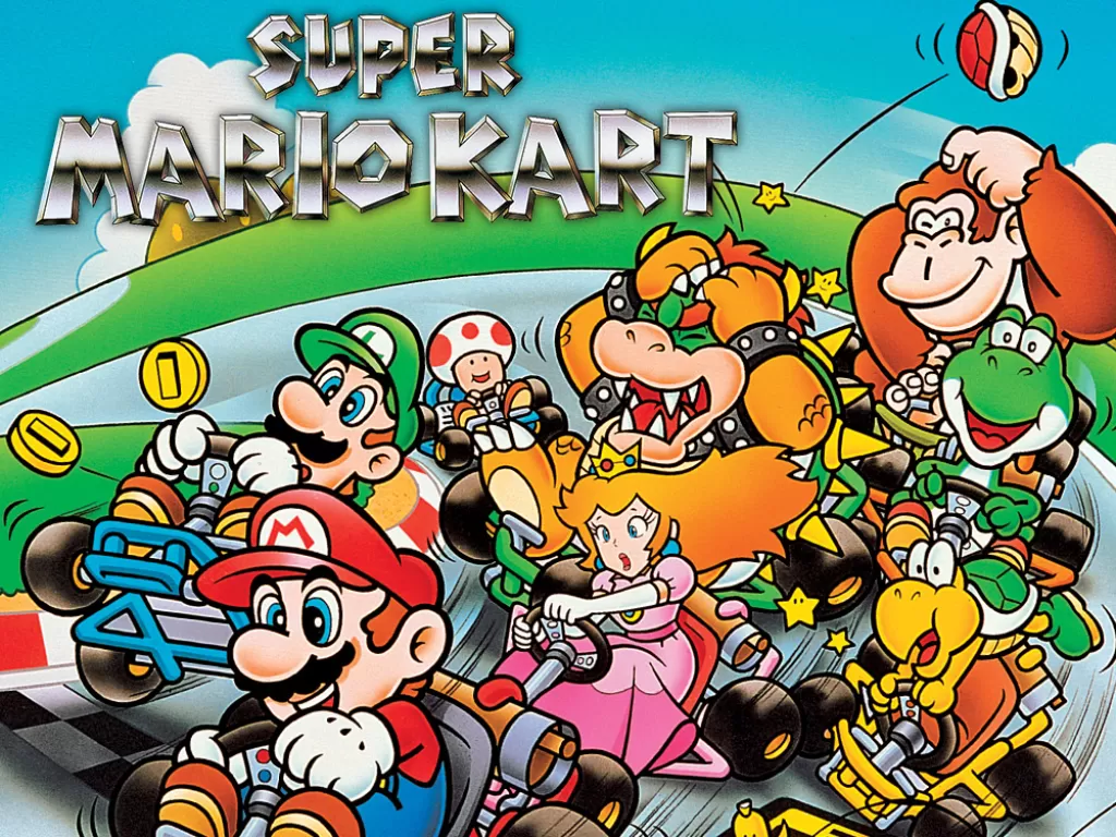 Game tak lekang waktu Super Mario Kart. (Dok. nintendo)