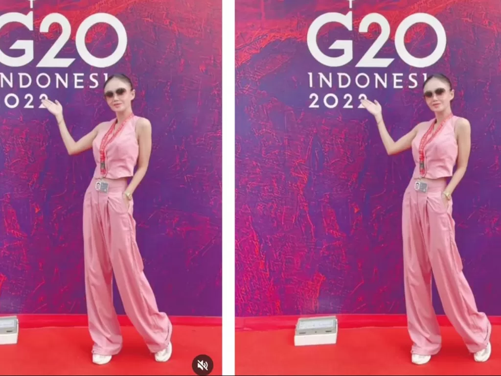Yuni Shara di G20. (Instagram/@yunishara36)