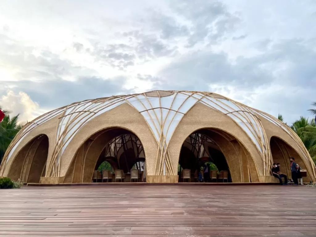 Bamboo Dome. (Dok. Kominfo)