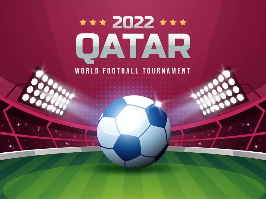 Ilustrasi Piala Dunia 2022 Qatar. (Freepik/freepik)