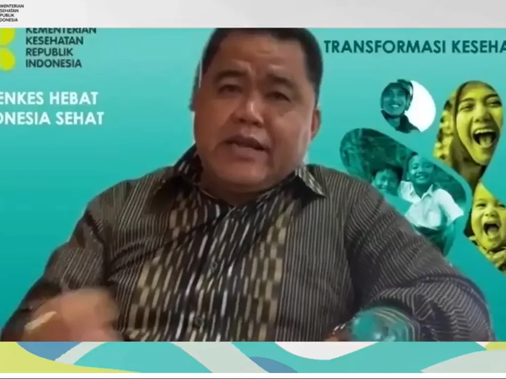 Direktur Jenderal Pencegahan dan Pengendalian Penyakit (P2P) Kemenkes Maxi Rein Rondonuwu. (YouTube/Kementerian Kesehatan RI)