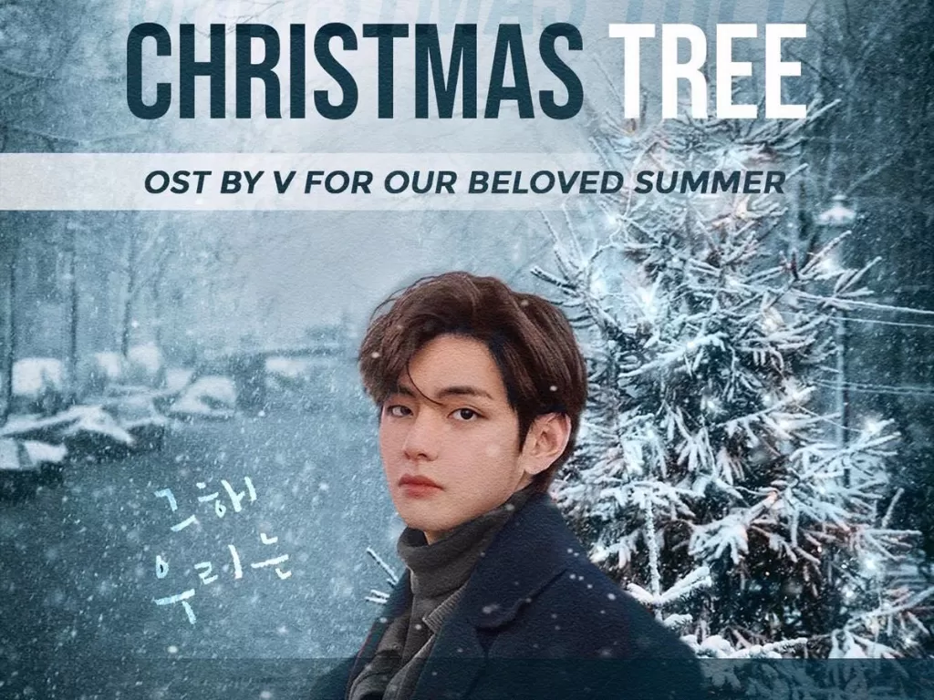 Cover lagu Christmas Tree dari V BTS (Kpopupdates.com)