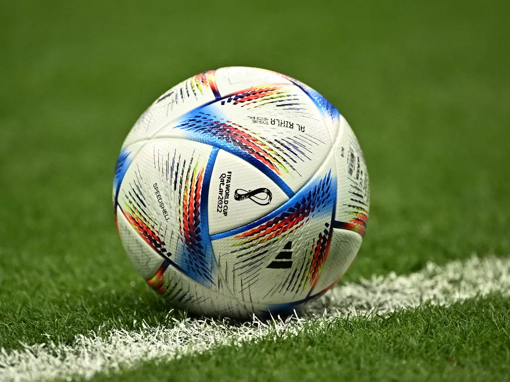 Bola Piala Dunia, Al Rihla ditanami sensor canggih. (REUTERS/Dylan Martinez)