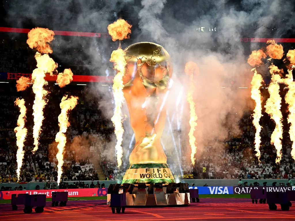 Opening Piala Dunia Qatar 2022. (REUTERS/Dylan Martinez).