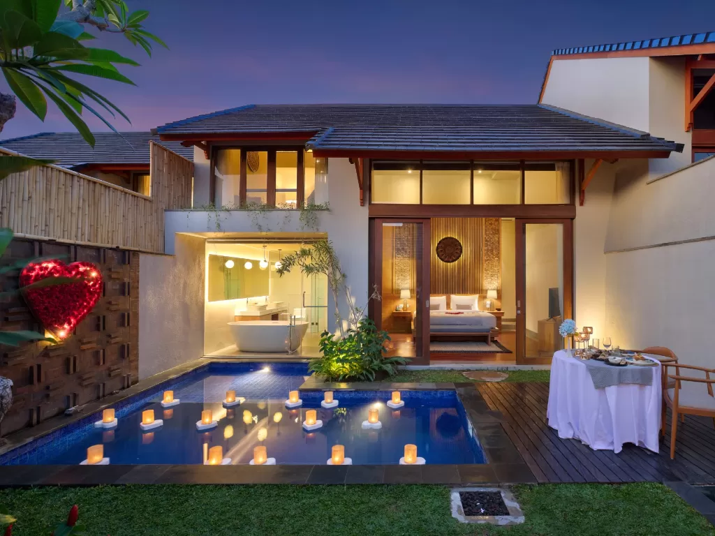 Rekomendasi villa di Bali. (Instagram/@terataicanggu)