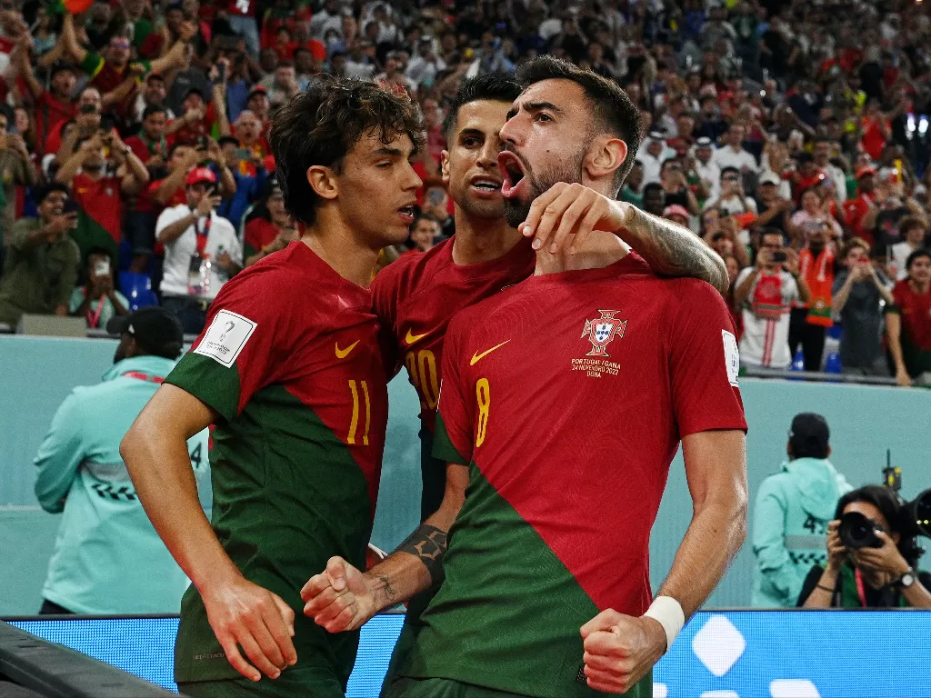 Pemain Portugal (REUTERS/Jennifer Lorenzini)