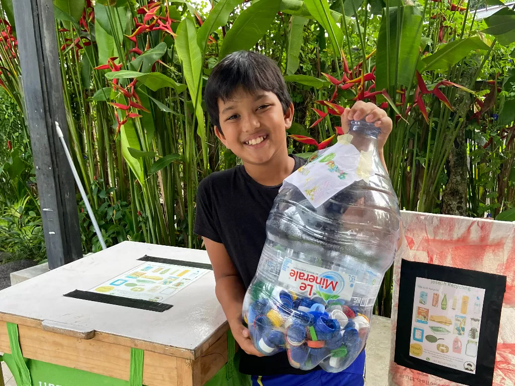Joseph, bocah Bali yang peduli lingkungan (Z Creators/Dada Sabra Sathilla)