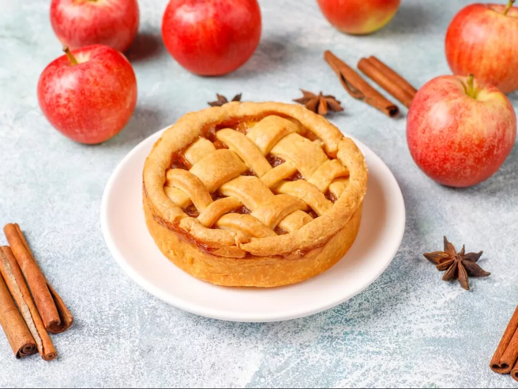 Apple pie, persembahan thanksgiving (freepik.com)